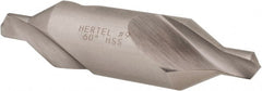 Hertel - #9 Plain Cut 60° Incl Angle High Speed Steel Combo Drill & Countersink - Eagle Tool & Supply