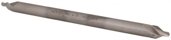Hertel - #4 Plain Cut 60° Incl Angle High Speed Steel Combo Drill & Countersink - Eagle Tool & Supply