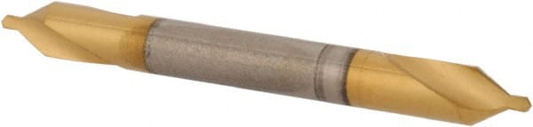 Hertel - #0 Plain Cut 60° Incl Angle High Speed Steel Combo Drill & Countersink - Eagle Tool & Supply