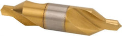 Hertel - #8 Plain Cut 60° Incl Angle High Speed Steel Combo Drill & Countersink - Eagle Tool & Supply
