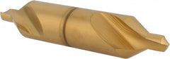 Hertel - #7 Plain Cut 60° Incl Angle High Speed Steel Combo Drill & Countersink - Eagle Tool & Supply
