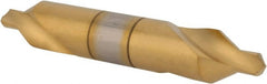 Hertel - #5 Plain Cut 60° Incl Angle High Speed Steel Combo Drill & Countersink - Eagle Tool & Supply