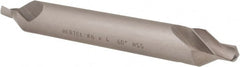Hertel - #6 Plain Cut 60° Incl Angle High Speed Steel Combo Drill & Countersink - Eagle Tool & Supply