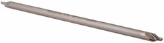Hertel - #3 Plain Cut 60° Incl Angle Cobalt Combo Drill & Countersink - Eagle Tool & Supply