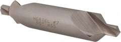 Hertel - #7 Plain Cut 90° Incl Angle High Speed Steel Combo Drill & Countersink - Eagle Tool & Supply