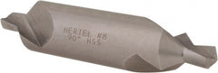 Hertel - #8 Plain Cut 90° Incl Angle High Speed Steel Combo Drill & Countersink - Eagle Tool & Supply