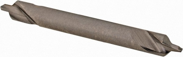 Hertel - #1 Plain Cut 90° Incl Angle High Speed Steel Combo Drill & Countersink - Eagle Tool & Supply