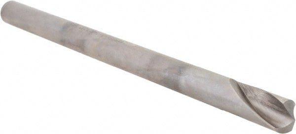 Hertel - 1/2" Body Diam, 120°, 8" OAL, High Speed Steel Spotting Drill - Eagle Tool & Supply