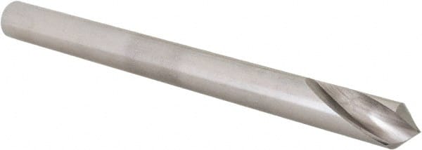 Hertel - 1/2" Body Diam, 90°, 6" OAL, High Speed Steel Spotting Drill - Eagle Tool & Supply