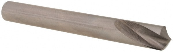 120° 0.3937″ Diam 3-1/2″ OAL Cobalt Spotting Drill Bright/Uncoated, 1″ Flute Length, 0.3937″ Shank Diam