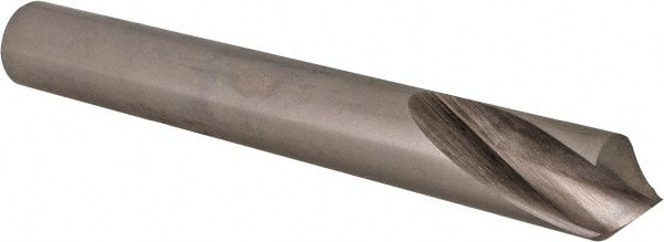 Hertel - 14mm Body Diam, 90°, 4-1/2" OAL, Cobalt Spotting Drill - Eagle Tool & Supply