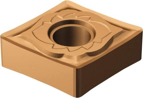 Sandvik Coromant - CNGG43.3 SGF Grade 1125 Carbide Turning Insert - TiAlN/AlCr2O3 Finish, 80° Diamond, 1/2" Inscr Circle, 3/16" Thick, 0.0992mm Corner Radius - Eagle Tool & Supply