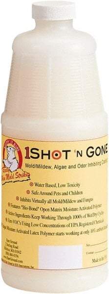 Bare Ground Solutions - One Quart of 1 Shot Mold Inhibiting Coating - Moisture activated mold/mildew, algae, fungus prevention coating  It has zero VOC's and uses a low concentration of EPA registered chemicals. - Eagle Tool & Supply