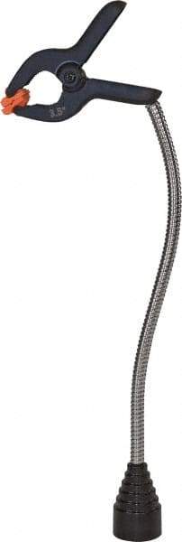 Mag-Mate - 31.75mm Long x 4" Wide x 330.2mm High Magnetic Indicator Base with Holders - 1-1/8" Base Diam, 20 Lb Magnetic Pull, 203.2mm Rod Length, Flexible Arm - Eagle Tool & Supply