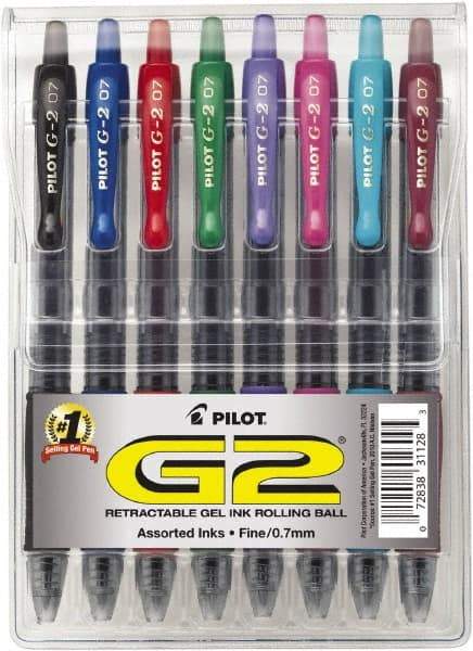 Pilot - Conical Roller Ball Pen - Assorted Colors - Eagle Tool & Supply