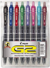 Pilot - Conical Roller Ball Pen - Assorted Colors - Eagle Tool & Supply