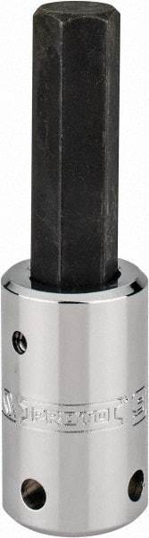 Proto - 1/2" Drive, 9/16" Hex Bit Socket - 3-5/8" OAL, 1-7/8" Bit Length, Tethered - Eagle Tool & Supply