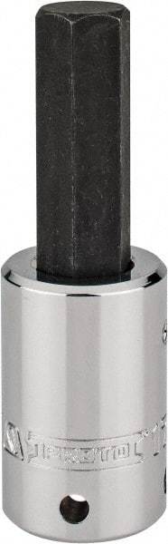 Proto - 1/2" Drive, 17mm Hex Bit Socket - 4" OAL, 2" Bit Length, Tethered - Eagle Tool & Supply