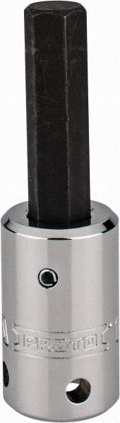 Proto - 1/2" Drive, 1/2" Hex Bit Socket - 3-5/8" OAL, 1-7/8" Bit Length, Tethered - Eagle Tool & Supply