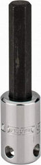 Proto - 3/8" Drive, 9mm Hex Bit Socket - 2-23/32" OAL, 1-5/8" Bit Length, Tethered - Eagle Tool & Supply