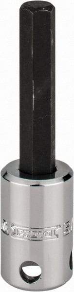 Proto - 3/8" Drive, 5/16" Hex Bit Socket - 2-23/32" OAL, 1-5/8" Bit Length, Tethered - Eagle Tool & Supply