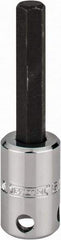 Proto - 3/8" Drive, 5/16" Hex Bit Socket - 2-23/32" OAL, 1-5/8" Bit Length, Tethered - Eagle Tool & Supply