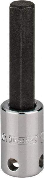 Proto - 3/8" Drive, 10mm Hex Bit Socket - 2-23/32" OAL, 1-5/8" Bit Length, Tethered - Eagle Tool & Supply