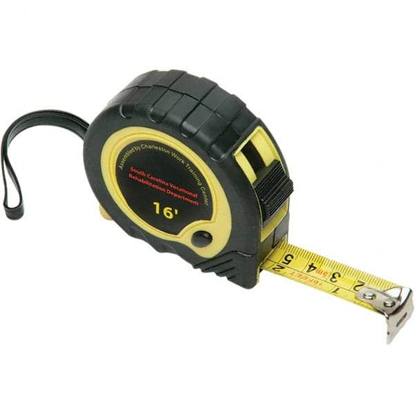 Ability One - 16' x 3/4" Tape Measure - 1/16" Graduation - Eagle Tool & Supply
