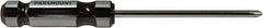 Paramount - #3, 10-11/16" OAL, Standard Phillips Screwdriver - 6" Blade Length, Round Shank, Acetate Handle - Eagle Tool & Supply