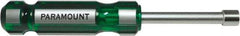Paramount - 11/32" Solid Shaft Nutdriver - Color Coded Handle, 7-1/8" OAL - Eagle Tool & Supply