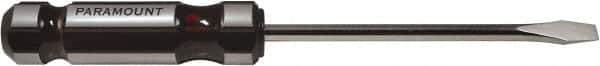 Paramount - Standard Slotted Screwdriver - Round Shank, Acetate Handle - Eagle Tool & Supply