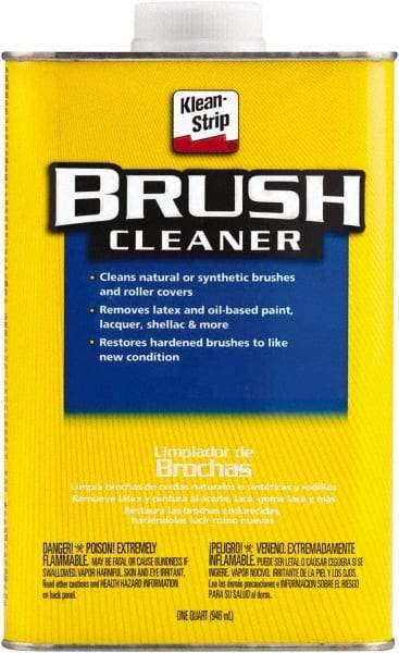 Klean-Strip - 1 Qt Brush Cleaner - 24 gL VOC Content, Comes in Metal Can - Eagle Tool & Supply