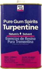 Klean-Strip - 1 Qt Turpentine - 859 gL VOC Content, Comes in Metal Can - Eagle Tool & Supply