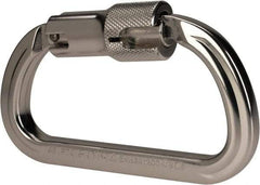 PRO-SAFE - 5,000 Lb. Capacity Locking Carabiner - 3/4 Inch, Autolocking Gate, Aluminum - Eagle Tool & Supply