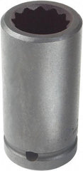 Proto - 3/4" Drive 27mm Deep Impact Socket - 12 Points, 3-1/2" OAL - Eagle Tool & Supply