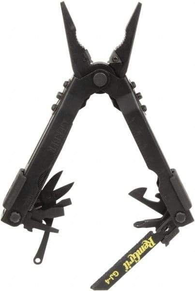 Gerber - 11 Tool Bladeless Multi-Tool - 9-1/4" OAL, 5-3/64" Closed Length - Eagle Tool & Supply