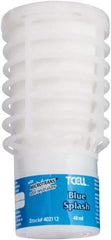 Rubbermaid - 48 mL Air Freshener Dispenser Refill - Blue Splash, Compatible with TCell Odor Control System Dispensers - Eagle Tool & Supply