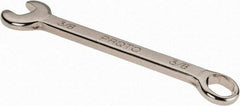 Proto - 3/8" 6 Point Combination Wrench - 3-5/16" OAL, Steel, Nickel Finish - Eagle Tool & Supply