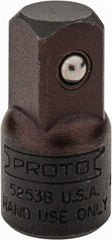 Proto - 1/2 Male 3/8 Female Drive Adapter - 1-7/16" OAL - Eagle Tool & Supply