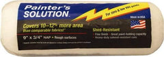 Wooster Brush - 3/4" Nap, 9" Wide Paint Roller Cover - Rough Texture, Woven - Eagle Tool & Supply