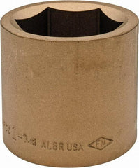 Ampco - 1-7/8", 3/4" Drive, Standard Hand Socket - 6 Points, 2-9/16" OAL, Aluminum Bronze - Eagle Tool & Supply