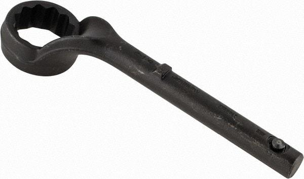 Proto - 2-1/4" 12 Point Pull Wrench - Single End, 13-5/8" OAL, Steel, Black Finish - Eagle Tool & Supply