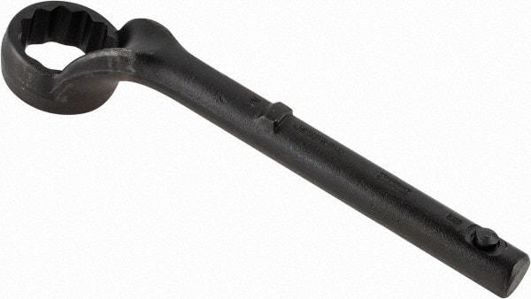 Proto - 2" 12 Point Pull Wrench - Single End, 13-1/2" OAL, Steel, Black Finish - Eagle Tool & Supply