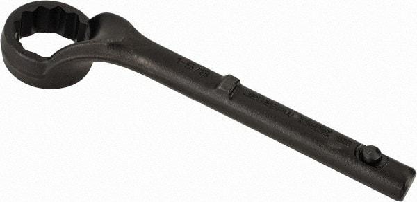 Proto - 1-5/8" 12 Point Pull Wrench - Single End, 10-15/16" OAL, Steel, Black Finish - Eagle Tool & Supply