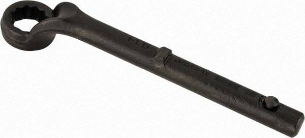 Proto - 1-1/8" 12 Point Pull Wrench - Single End, 10-11/16" OAL, Steel, Black Finish - Eagle Tool & Supply