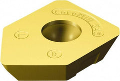 Sandvik Coromant - R24518T6 W Grade 2030 Carbide Milling Insert - TiAlN/TiN Finish, 6.1mm Thick, 18mm Inscribed Circle, 1mm Corner Radius - Eagle Tool & Supply