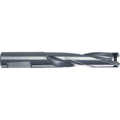 Guhring - 26.55mm Max Diam, 3xD, 31.75mm Shank Diam, 193mm OAL, Replaceable Tip Drill - HT 800 WP Insert, 26.505 HT800 Toolholder, Series 4107 - Eagle Tool & Supply