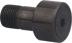 Accurate Bushing - 1-7/8" Roller Diam x 1" Width, 1" Stud Diam x 1-3/4" Length, Sealed Heavy Stud Cam Follower with Hex - Carbon Steel, 7/8" Thread Length, 1-14 Thread, 2-3/4" OAL, 7,600 Lb Dynamic Cap - Eagle Tool & Supply