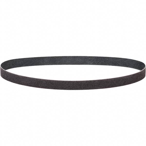 Dynabrade - 3" Wide x 10-11/16" OAL, 120 Grit, Aluminum Oxide Abrasive Belt - Aluminum Oxide, Coated, X Weighted Cloth Backing, Wet/Dry - Eagle Tool & Supply