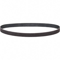 Dynabrade - 3" Wide x 10-11/16" OAL, 120 Grit, Aluminum Oxide Abrasive Belt - Aluminum Oxide, Coated, X Weighted Cloth Backing, Wet/Dry - Eagle Tool & Supply